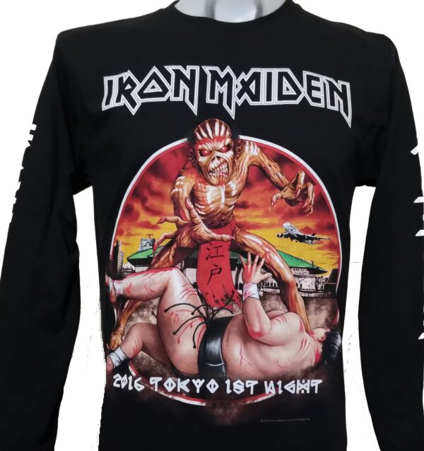 Iron Maiden long-sleeved t-shirt 2016 Tokyo 1st Night size M - Image 2
