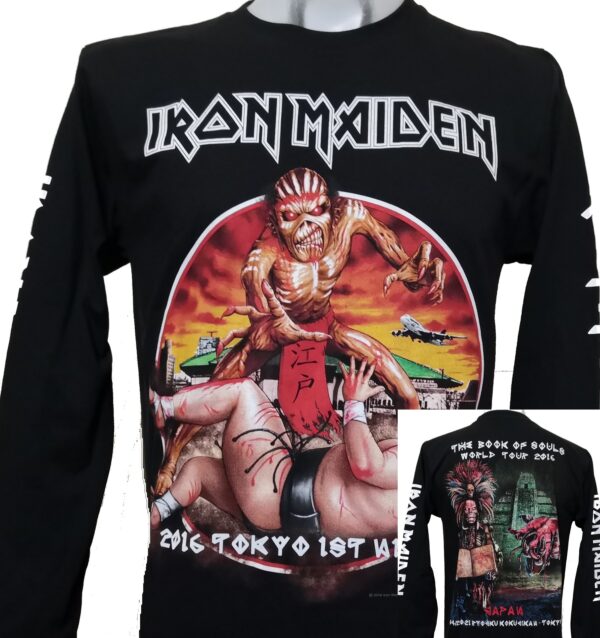 Iron Maiden long-sleeved t-shirt 2016 Tokyo 1st Night size M