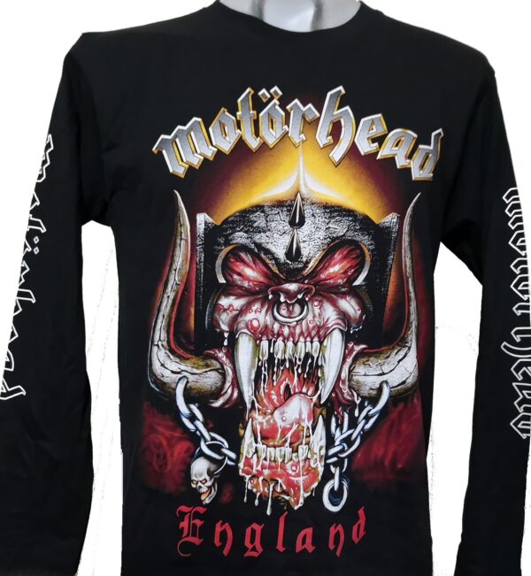 Motorhead long-sleeved t-shirt England size L