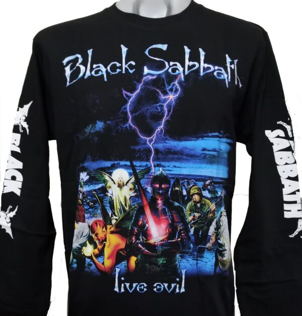 Black Sabbath long-sleeved t-shirt Live Evil size S