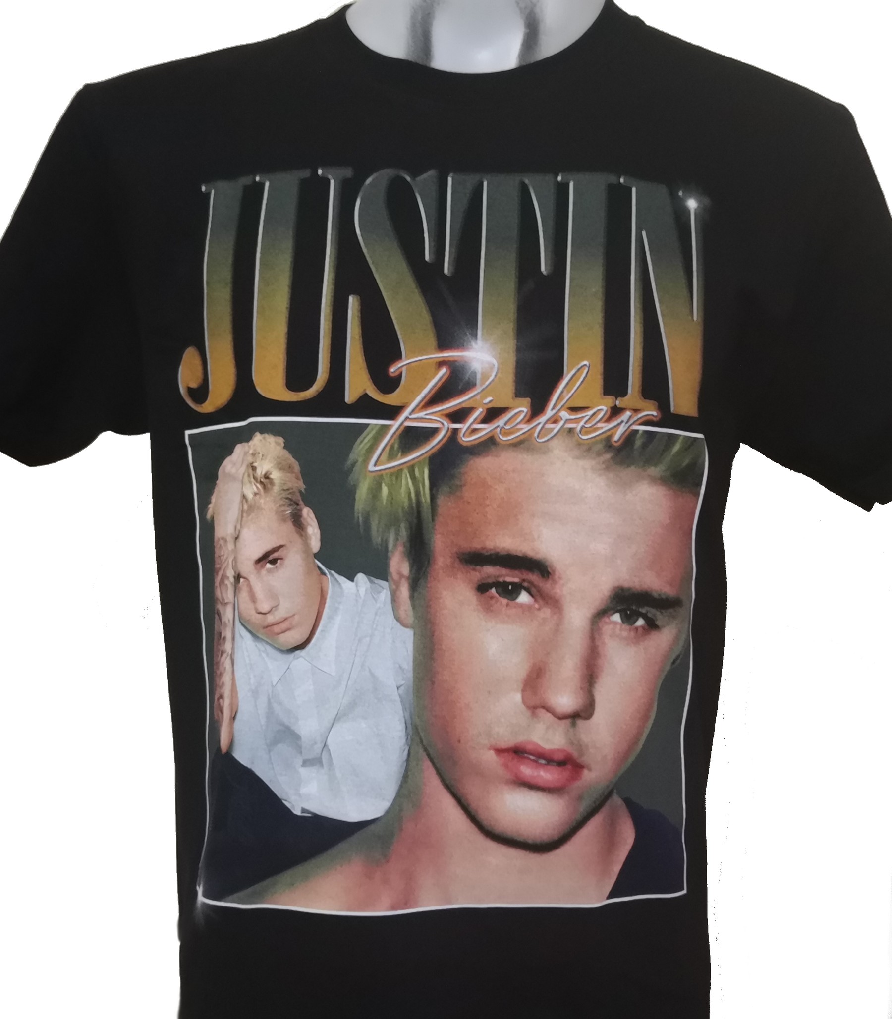Bakterie Lege med Bage Justin Bieber t-shirt size S – RoxxBKK