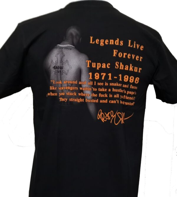 Tupac t-shirt In Memory Of size M - Image 2