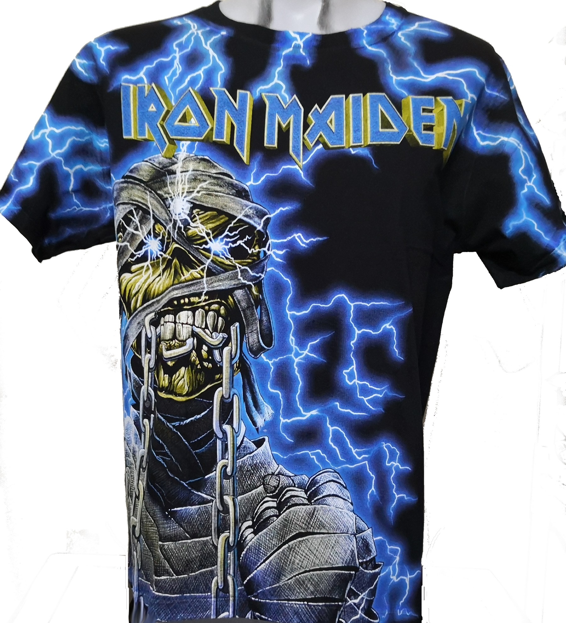 Iron Maiden t-shirt size L all-over print