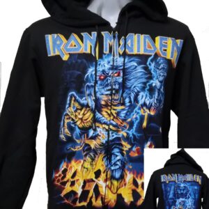 Iron Maiden hoodie/jacket Somewhere Back in Time size XXL