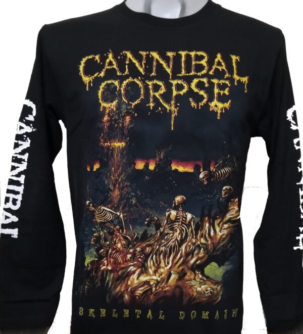 Cannibal Corpse long-sleeved t-shirt A Skeletal Domain size L