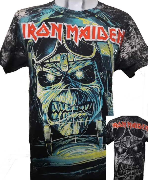 Iron Maiden t-shirt size M all-over print