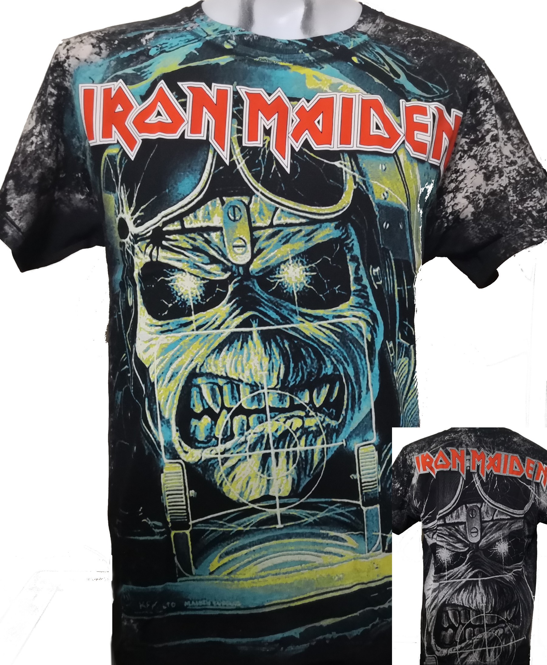 size RoxxBKK Maiden all-over t-shirt – XL print Iron
