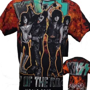 Kiss t-shirt End of the Road size M all-over print