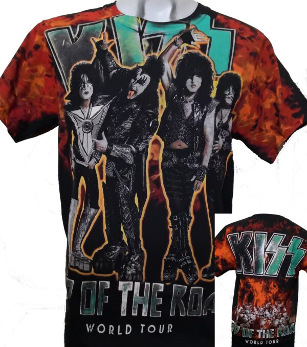 Kiss t-shirt End of the Road size XL all-over print
