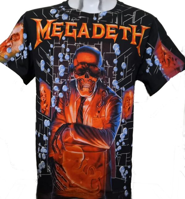 Megadeth t-shirt size L all-over print - Image 2