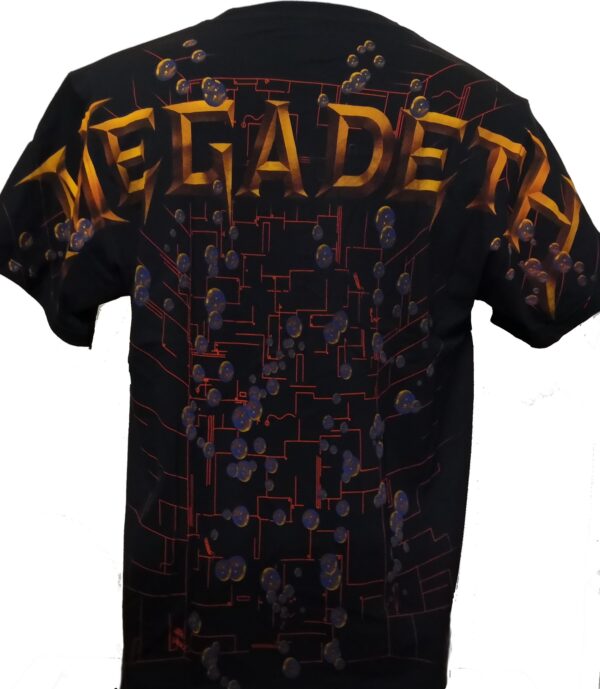Megadeth t-shirt size L all-over print - Image 3