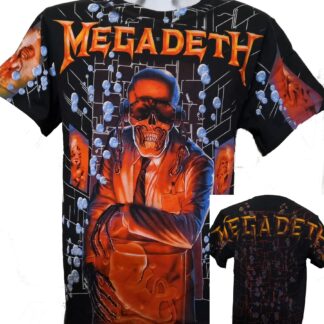 Megadeth t-shirt size L all-over print – RoxxBKK