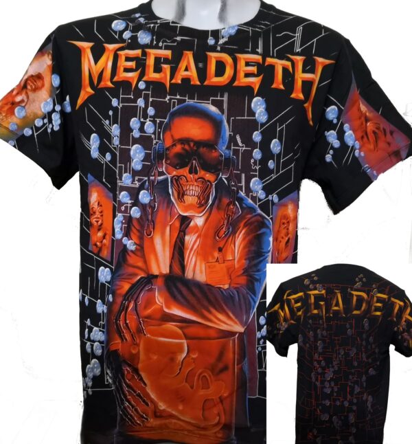 Megadeth t-shirt size L all-over print