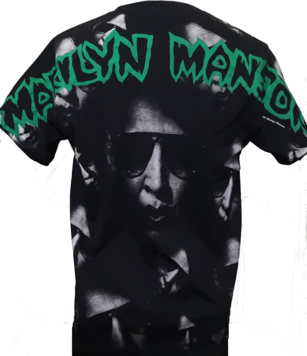 Marilyn Manson t-shirt size M all-over print - Image 3