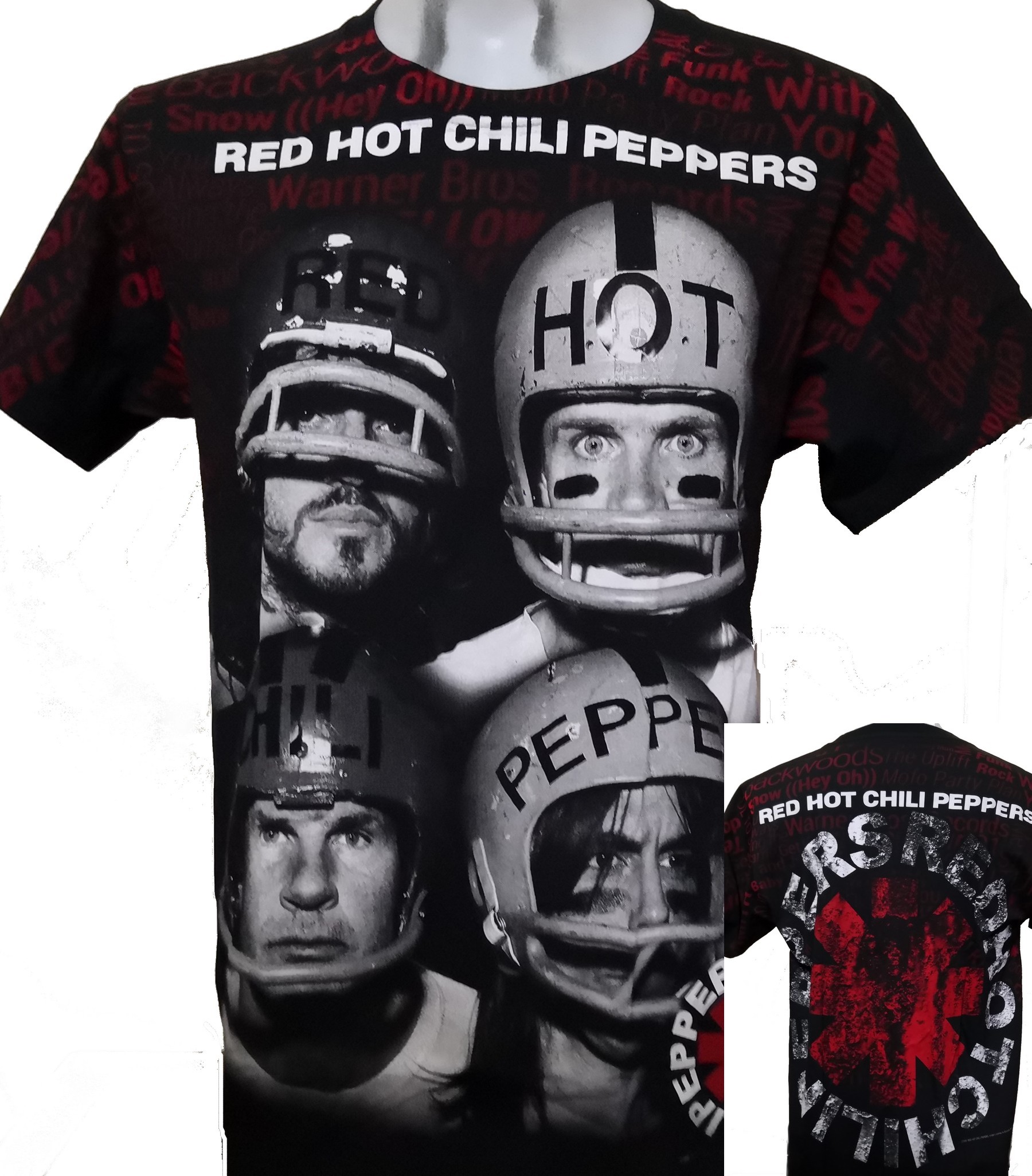 Red Hot Chili Peppers t-shirt size XL all-over print