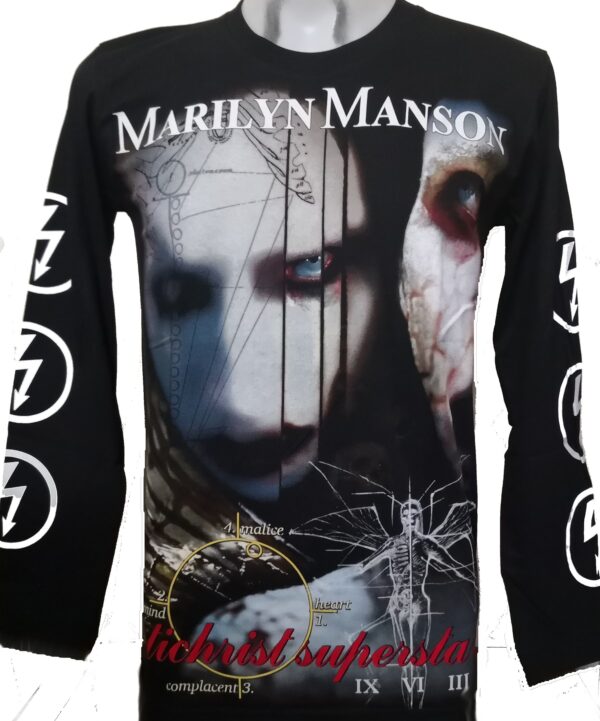Marilyn Manson long-sleeved t-shirt Antichrist Superstar size L - Image 2