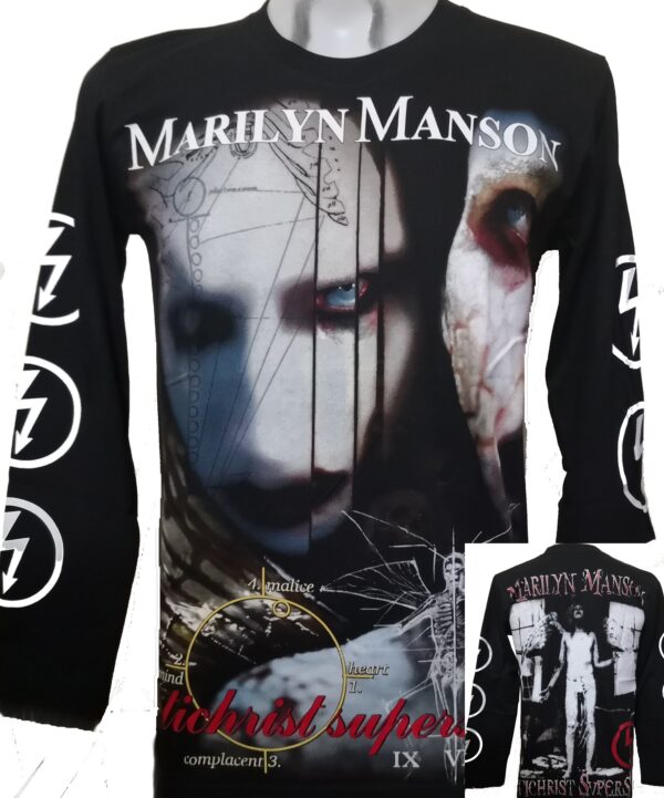 Marilyn Manson long-sleeved t-shirt Antichrist Superstar size L