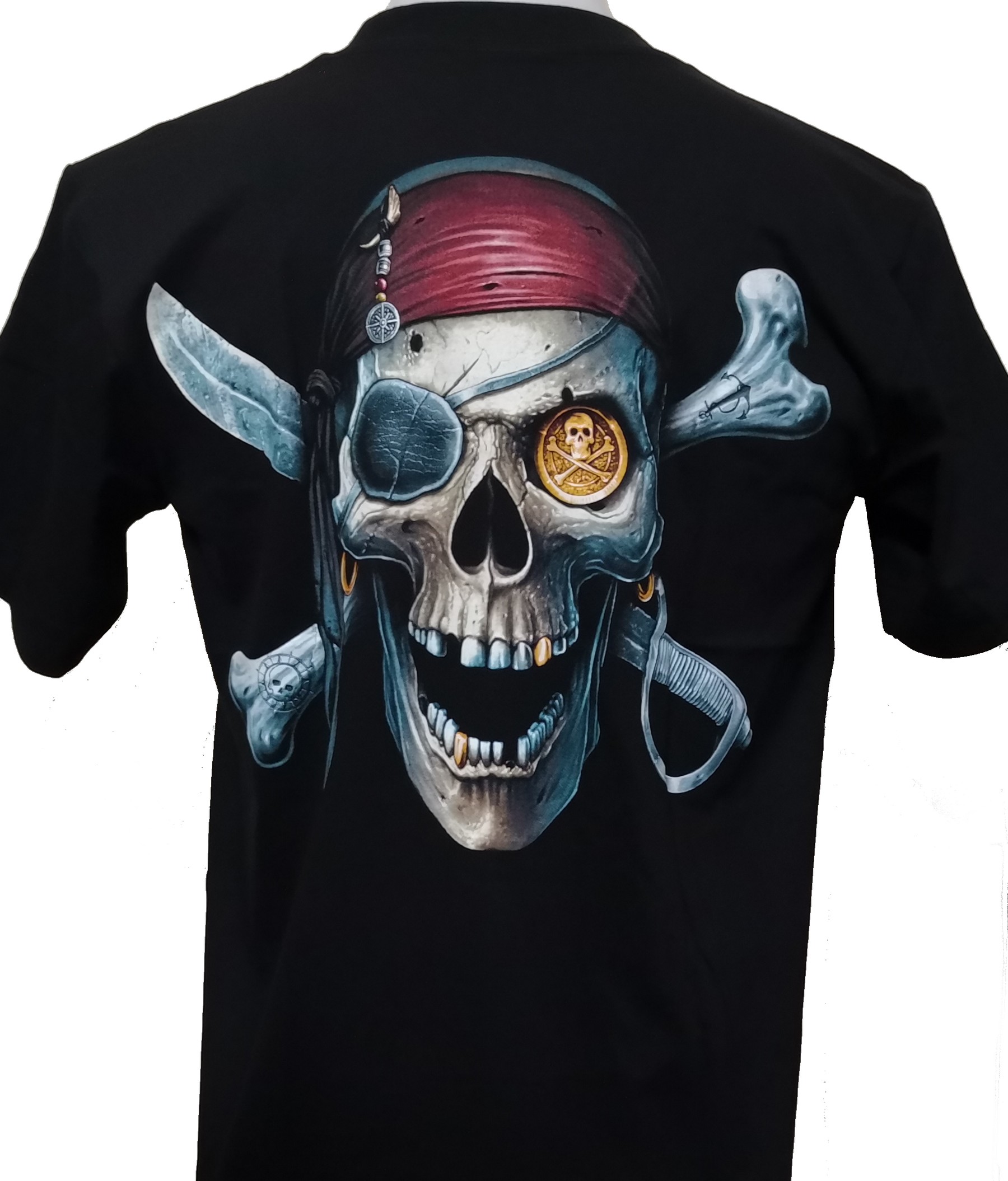Skull t-shirt size S the (Glow Dark) RoxxBKK – in