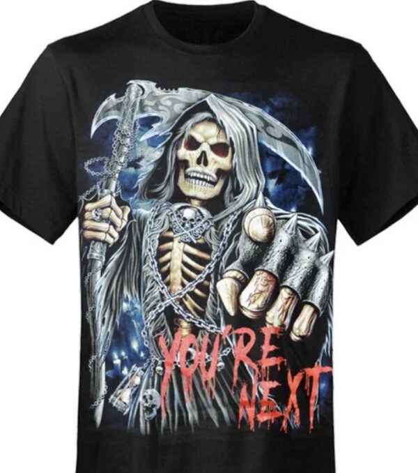 Skull t-shirt You`re Next size XXXL (Glow in the Dark)