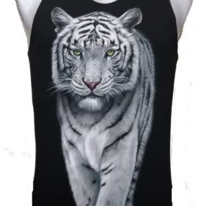 White tiger tank top size XL