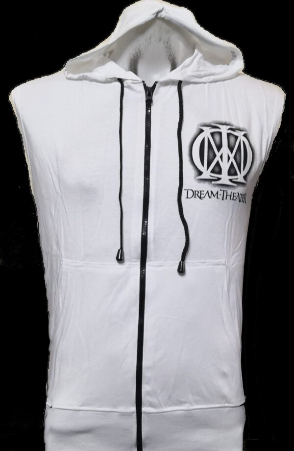 Dream Theater sleeveless t-shirt/jacket w/hoodie A Dramatic Turn of Events size XL - Image 2