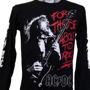 AC/DC long-sleeved t-shirt For Those About To Rock size XXL