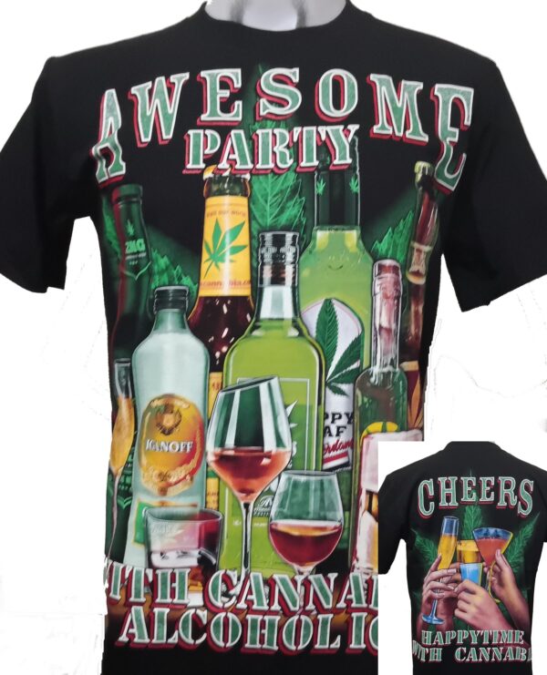 Weed t-shirt size XL (Glow in the Dark)
