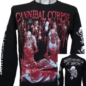 Cannibal Corpse long-sleeved t-shirt Butchered at Birth size M