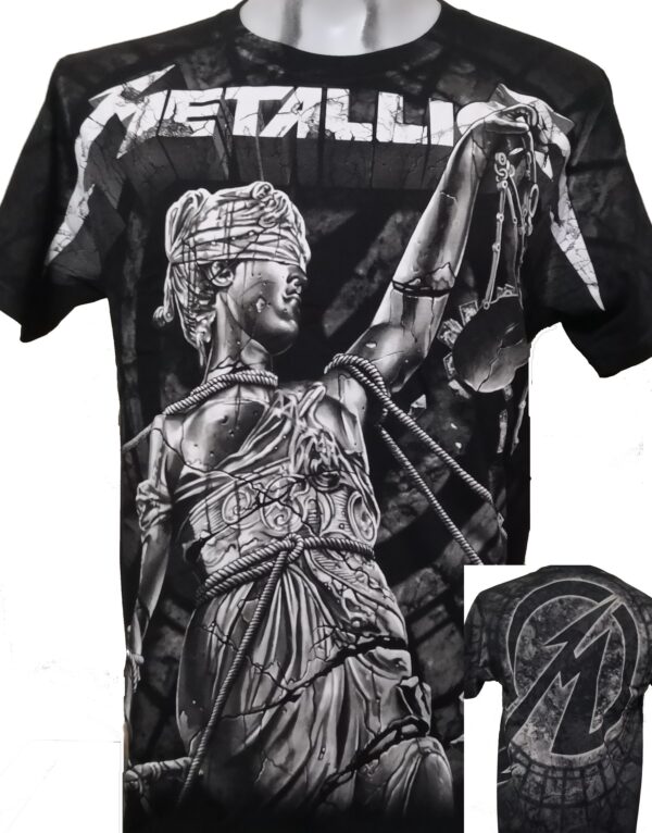 Metallica t-shirt size M all-over print