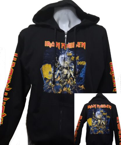 Iron Maiden hoodie/jacket Live After Death size XL