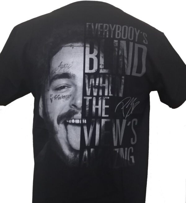 Post Malone t-shirt Everybody's Blind When the View's Amazin' size M - Image 3