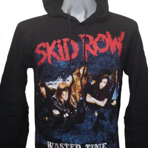 Skid Row long-sleeved t-shirt w/hoodie Wasted Time size M
