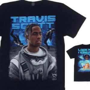 Travis Scott t-shirt Look Mom I Can Fly size S