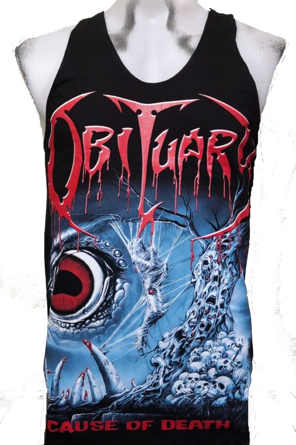 Obituary tank top Cause of Death size L