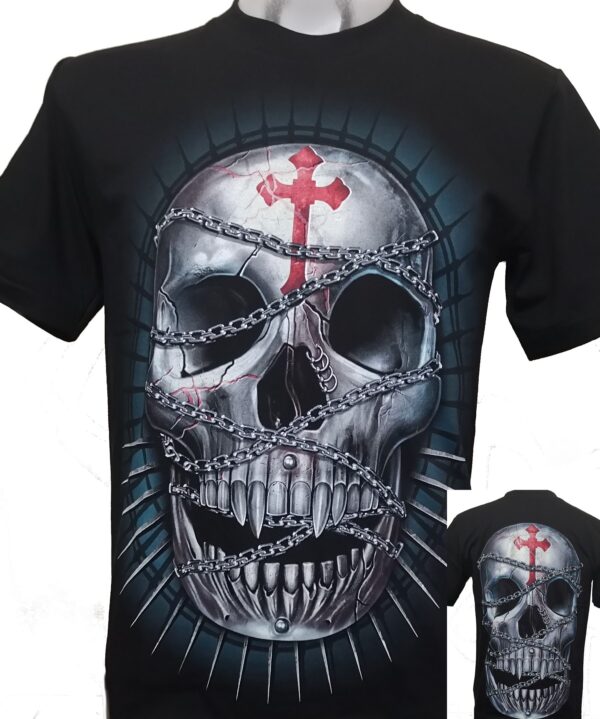 Skull t-shirt size XL (Glow in the Dark)