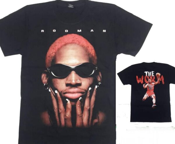 Dennis Rodman t-shirt size L