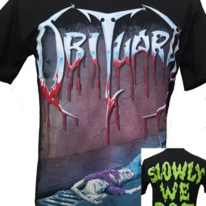 Obituary t-shirt Slowly We Rot size XL