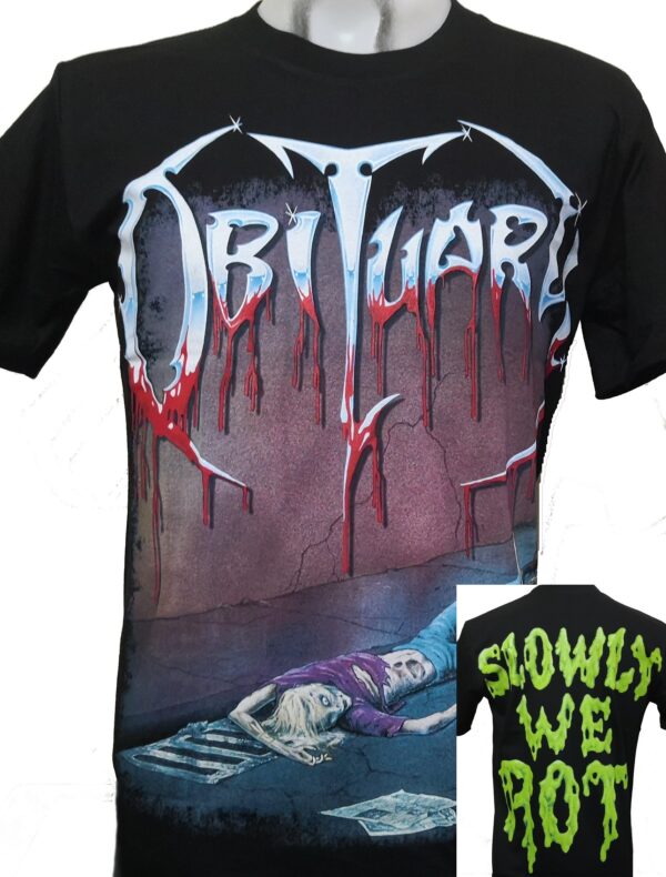 Obituary t-shirt Slowly We Rot size M