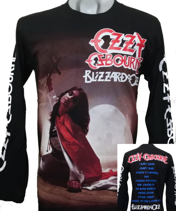 Ozzy Osbourne long-sleeved t-shirt Blizzard of Ozz size XL