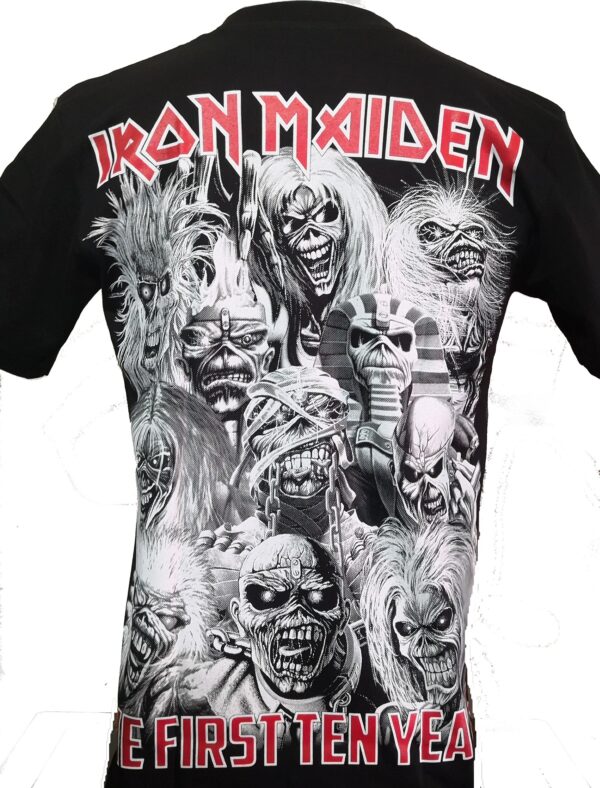 Iron Maiden t-shirt The First Ten Years size XL - Image 3