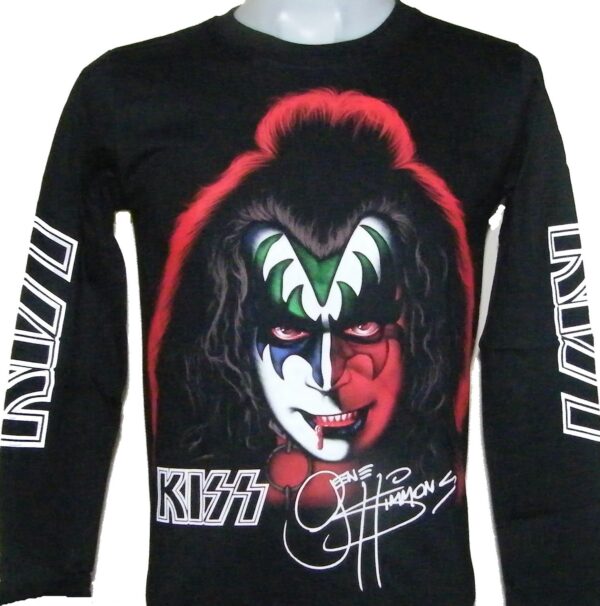 Kiss long-sleeved t-shirt Gene Simmons size S