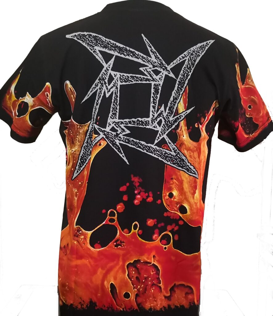 T-shirt Metallica Noir Taille XL - Neuf Sans étiquettes, 100% Coton, Manches Courtes