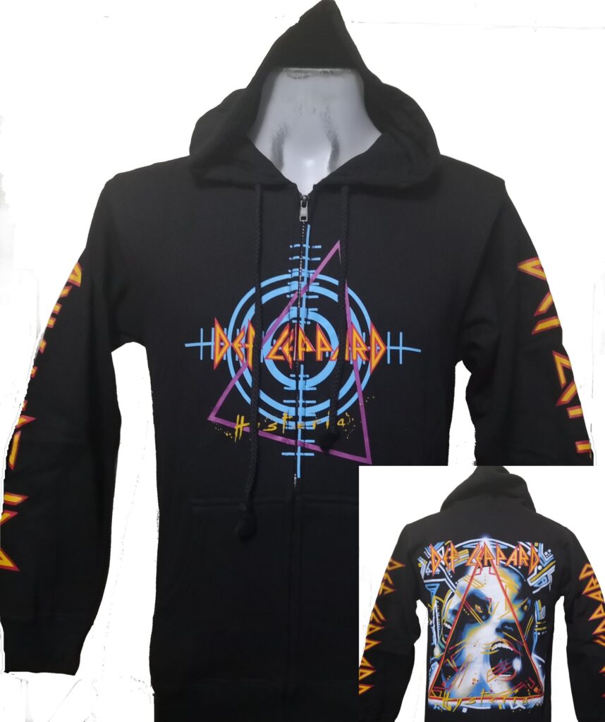 Def Leppard hoodie/jacket Hysteria size L – RoxxBKK