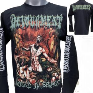 Devourment long-sleeved t-shirt Conceived in Sewage size XXL