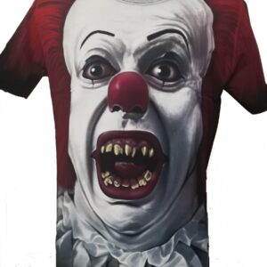 Scary clown t-shirt size M