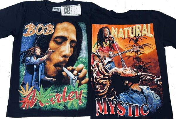 Bob Marley t-shirt Natural Mystic size XXL