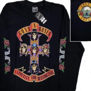 Guns `n` Roses long-sleeved t-shirt Appetite for Destruction size M