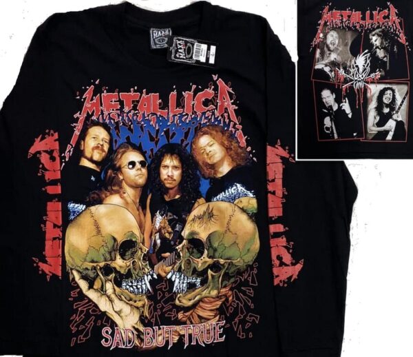 Metallica long-sleeved t-shirt Sad But True size L