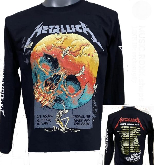 Metallica long-sleeved t-shirt size XL