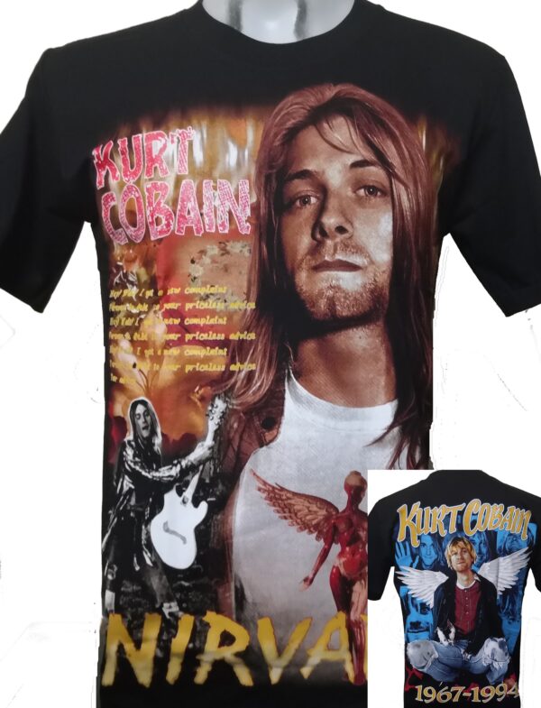 Nirvana t-shirt Kurt Cobain size L